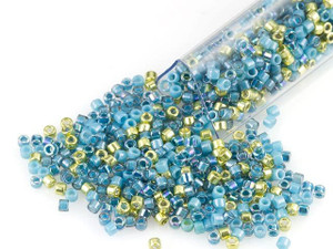 Artbeads Terrific Turquoise Designer Blend, 11/0 Miyuki Delica Seed Beads