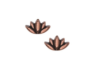 TierraCast Antique Copper-Plated Pewter Lotus Bead TierraCast Antique Copper-Plated Pewter Lotus Bead