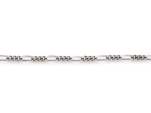 Rustic Silver Single Circle Link Bracelet