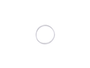 Sterling Silver 1.25 x 24mm Endless Earring Hoop with Anti-Tarnish Finish (1 Pair) Sterling Silver 1.25 x 24mm Endless Earring Hoop with Anti-Tarnish Finish (1 Pair)