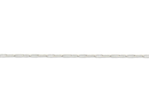 Silver-Plated 5.9 x 1.75mm Paperclip Cable Chain