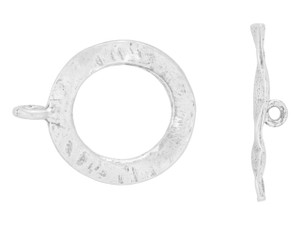 Sterling Silver Organic Toggle Clasp Sterling Silver Organic Toggle Clasp