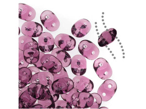 Matubo SuperDuo 2 x 5mm Med Amethyst 2-Hole Seed Bead 2.5-Inch Tube Matubo SuperDuo 2 x 5mm Med Amethyst 2-Hole Seed Bead 2.5-Inch Tube