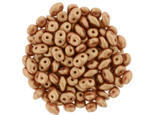 Matubo SuperDuo 2 x 5mm Satin Metallic Peach 2-Hole Seed Bead 2.5-Inch Tube Matubo SuperDuo 2 x 5mm Satin Metallic Peach 2-Hole Seed Bead 2.5-Inch Tube