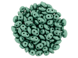 Matubo SuperDuo 2 x 5mm Satin Metallic Teal 2-Hole Seed Bead 2.5-Inch Tube Matubo SuperDuo 2 x 5mm Satin Metallic Teal 2-Hole Seed Bead 2.5-Inch Tube