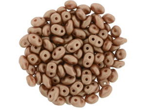 Matubo SuperDuo 2 x 5mm Satin Metallic Terra Cotta 2-Hole Seed Bead 2.5-Inch Tube Matubo SuperDuo 2 x 5mm Satin Metallic Terra Cotta 2-Hole Seed Bead 2.5-Inch Tube
