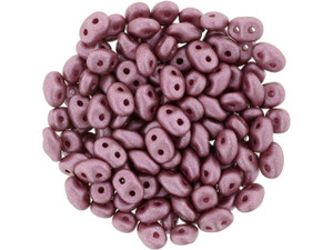 Matubo SuperDuo 2 x 5mm Satin Metallic Rouge 2-Hole Seed Bead 2.5-Inch Tube Matubo SuperDuo 2 x 5mm Satin Metallic Rouge 2-Hole Seed Bead 2.5-Inch Tube