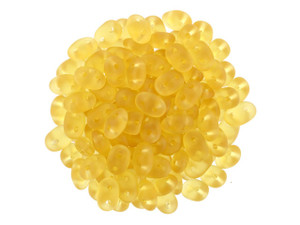 Clearance - Was $2.89 - Matubo SuperDuo 2 x 5mm Matte - Topaz 2-Hole Seed Bead 2.5-Inch Tube Clearance - Was $2.89 - Matubo SuperDuo 2 x 5mm Matte - Topaz 2-Hole Seed Bead 2.5-Inch Tube