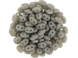 Matubo SuperDuo 2 x 5mm Matte - Ashen Gray 2-Hole Seed Bead 2.5-Inch Tube Matubo SuperDuo 2 x 5mm Matte - Ashen Gray 2-Hole Seed Bead 2.5-Inch Tube