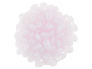 Matubo SuperDuo 2 x 5mm Matte - Milky Soft Rosaline 2-Hole Seed Bead 2.5-Inch Tube Matubo SuperDuo 2 x 5mm Matte - Milky Soft Rosaline 2-Hole Seed Bead 2.5-Inch Tube