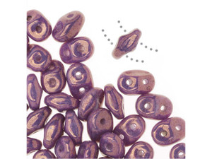 Matubo SuperDuo 2 x 5mm Luster - Opaque Amethyst 2-Hole Seed Bead 2.5-Inch Tube Matubo SuperDuo 2 x 5mm Luster - Opaque Amethyst 2-Hole Seed Bead 2.5-Inch Tube