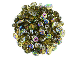 Clearance - Was $3.49 - Matubo SuperDuo 2 x 5mm Topaz - Vitral 2-Hole Seed Bead 2.5-Inch Tube Clearance - Was $3.49 - Matubo SuperDuo 2 x 5mm Topaz - Vitral 2-Hole Seed Bead 2.5-Inch Tube