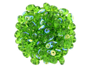 Clearance - Was $3.49 - Matubo SuperDuo 2 x 5mm Chrysolite AB 2-Hole Seed Bead 2.5-Inch Tube Clearance - Was $3.49 - Matubo SuperDuo 2 x 5mm Chrysolite AB 2-Hole Seed Bead 2.5-Inch Tube