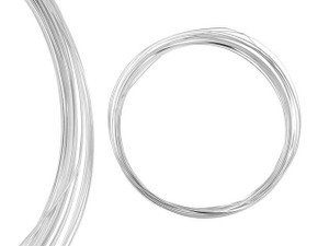 12-Gauge Silver-Plated Non-Tarnish Round Artistic Wire Braid 5 Feet