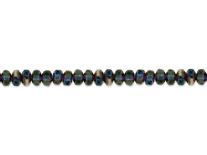 Heart Czech Glass Beads 10x10mm ROSALINE (Strand of 25)