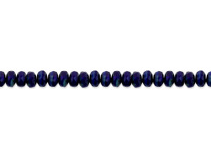 Czech Glass 7 x 5mm Cobalt Transparent and Turquoise Opaque Mix with Picasso Finish Rondelle Bead Strand by Raven's Journey Czech Glass 7 x 5mm Cobalt Transparent and Turquoise Opaque Mix with Picasso Finish Rondelle Bead Strand by Raven's Journey