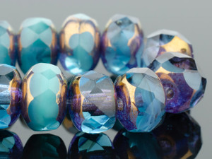 Glass Leaf Beads ($8 - $10 / Pkg of 40) — ZETAMARI MOSAIC ARTWORKS