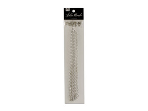Clearance - Was $4.94 - Nickel Color 36-inch Chain and Findings Set - 4mm Rolo Cable Chain Clearance - Was $4.94 - Nickel Color 36-inch Chain and Findings Set - 4mm Rolo Cable Chain
