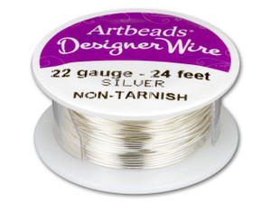 Artbeads Designer Wire - Silver Non-Tarnish 22 Gauge (24 ft. spool) Artbeads Designer Wire - Silver Non-Tarnish 22 Gauge (24 ft. spool)