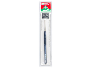 Tulip Steel Crochet Hook w/Plastic Handle : Size 24 (0.40mm) Tulip Steel Crochet Hook w/Plastic Handle : Size 24 (0.40mm)