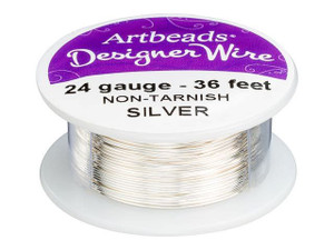 Artbeads Designer Wire - Silver Non-Tarnish 24 Gauge (36 ft. spool) Artbeads Designer Wire - Silver Non-Tarnish 24 Gauge (36 ft. spool)