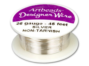 Artbeads Designer Wire - Silver Non-Tarnish 26 Gauge (45 ft. spool) Artbeads Designer Wire - Silver Non-Tarnish 26 Gauge (45 ft. spool)