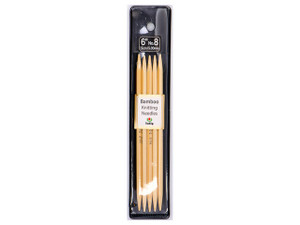 Tulip 14 (35cm) Bamboo Knitting Needles (2 Pcs) : Size 8 (5.00mm) 