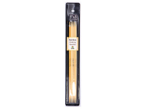 Tulip 8" (20cm) Bamboo Knitting Needles (5 Pcs) : Size 5 (3.75mm) Tulip 8" (20cm) Bamboo Knitting Needles (5 Pcs) : Size 5 (3.75mm)