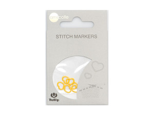 Tulip Stitch Markers - Heart - Yellow Small (7 Pcs) Tulip Stitch Markers - Heart - Yellow Small (7 Pcs)
