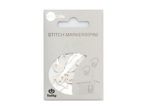 Tulip Stitch Marker Pins - Tulip White (7Pcs)