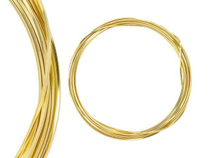 Artbeads Designer Wire - Square 21 Gauge - 12 Feet Non-Tarnish Gold Artbeads Designer Wire - Square 21 Gauge - 12 Feet Non-Tarnish Gold