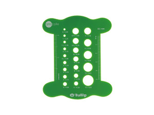 Tulip Knitting Needle Gauge : Green Tulip Knitting Needle Gauge : Green