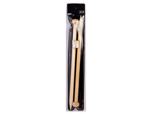 Tulip 15" (38cm) Wooden Knitting Needles (2 Pcs) : 15mm Tulip 15" (38cm) Wooden Knitting Needles (2 Pcs) : 15mm