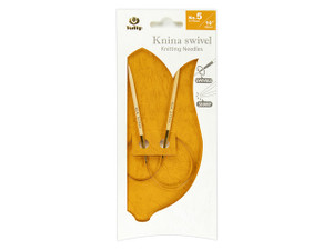 Tulip Knina Swivel Knitting Needles 16"-40cm No.5 3.75mm Tulip Knina Swivel Knitting Needles 16"-40cm No.5 3.75mm