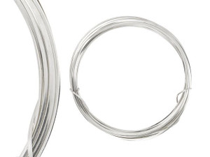 Artbeads Designer Wire - Square 21 Gauge - 12 Feet Non-Tarnish Silver