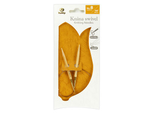 Tulip Knina Swivel Knitting Needles 16"-40cm No.8 5.00mm Tulip Knina Swivel Knitting Needles 16"-40cm No.8 5.00mm