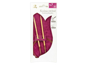 Tulip Knina Swivel Knitting Needles 32"-80cm No.7 4.50mm Tulip Knina Swivel Knitting Needles 32"-80cm No.7 4.50mm
