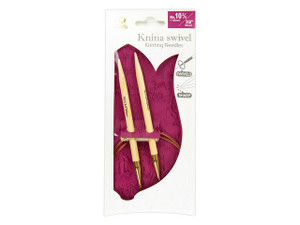 Tulip Knina Swivel Knitting Needles 32"-80cm No.10 3/4 7.00mmm Tulip Knina Swivel Knitting Needles 32"-80cm No.10 3/4 7.00mmm