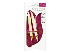 Tulip Knina Swivel Knitting Needles 32"-80cm No.17 12.00mm Tulip Knina Swivel Knitting Needles 32"-80cm No.17 12.00mm