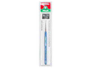 Tulip Steel Crochet Hook w/Plastic Handle : Size 25 (0.35mm) Tulip Steel Crochet Hook w/Plastic Handle : Size 25 (0.35mm)