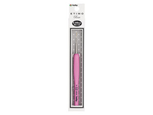 Tulip Etimo Rose Steel Crochet Hook w/Cushion Grip : Size 12 (0.60mm) Tulip Etimo Rose Steel Crochet Hook w/Cushion Grip : Size 12 (0.60mm)