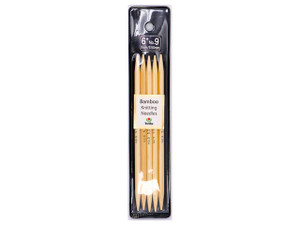 Tulip 6" (15cm) Bamboo Knitting Needles (5 Pcs) : Size 9 (5.50mm) Tulip 6" (15cm) Bamboo Knitting Needles (5 Pcs) : Size 9 (5.50mm)