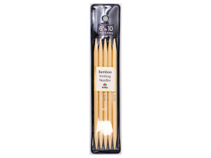 Tulip 6" (15cm) Bamboo Knitting Needles (5 Pcs) : Size 10 (6.00mm) Tulip 6" (15cm) Bamboo Knitting Needles (5 Pcs) : Size 10 (6.00mm)