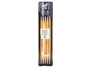Tulip 6" (15cm) Bamboo Knitting Needles (5 Pcs) : Size 10 1/2 (6.50mm) Tulip 6" (15cm) Bamboo Knitting Needles (5 Pcs) : Size 10 1/2 (6.50mm)
