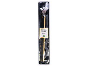 Tulip 6" (15cm) Bamboo Crochet Hook : F-5 (3.75mm) Tulip 6" (15cm) Bamboo Crochet Hook : F-5 (3.75mm)