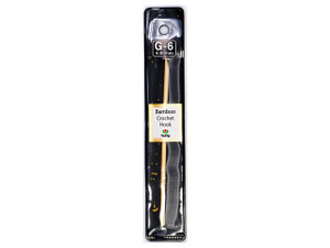 Tulip 6" (15cm) Bamboo Crochet Hook : G-6 (4.00mm) Tulip 6" (15cm) Bamboo Crochet Hook : G-6 (4.00mm)