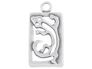 Clearance - Was $11.09 - Artbeads Sterling Silver Lizard Frame Charm Clearance - Was $11.09 - Artbeads Sterling Silver Lizard Frame Charm