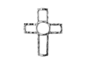 Clearance - Was $12.29 - Artbeads Sterling Silver Cross Bead Holder Clearance - Was $12.29 - Artbeads Sterling Silver Cross Bead Holder