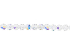 Preciosa Crystal AB 4mm Faceted Round Bead (40pcs) Preciosa Crystal AB 4mm Faceted Round Bead (40pcs)