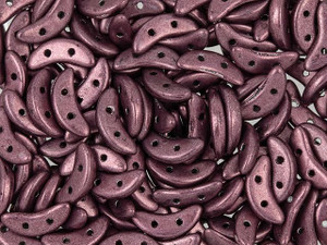 CzechMates Glass 4 x 10mm ColorTrends Saturated Metallic Red Pear 2-Hole Crescent Bead 2.5-Inch Tube CzechMates Glass 4 x 10mm ColorTrends Saturated Metallic Red Pear 2-Hole Crescent Bead 2.5-Inch Tube